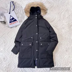 美品　ケープハイツ　bright wood jacket ダウンコート　ロング丈 Cape HEIGHTS（ケープハイツ） BRIGHTWOOD (ブライトウッド) ブラック