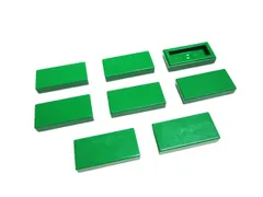 レゴ★未使用！緑色の１×２タイル８点セット