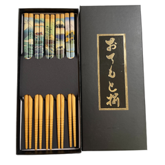 【川端商店：在庫一掃セール】未使用/新品_大人用_箸③_5膳セット