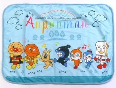 【中古】抱き枕カバー・シーツ・ブランケット 集合(アンパンマンとなかま/ブルー) ボアひざ掛け毛布(ブランケット) 「それいけ!アンパンマン」