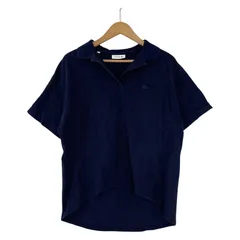 LACOSTE ラコステ ロゴ バックロング 半袖ポロシャツ size38/ネイビー