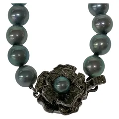 パールネックレス/ライトブルー