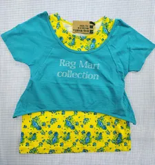 【タグ付き新品】ラグマート RAG MART 半袖Tシャツ セットアップ 120cm 子供服 中古