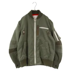 Sacai (サカイ) 21SS 再構築MA-1 バナナスリーブミリタリージャケット ブルゾン カーキ 21-02523Mのサムネイル
