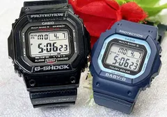 恋人たちのGショックペアウオッチ gショック 人気  婚約　夫婦 高級　クリスマス プレゼント おすすめG-SHOCK BABY-G ペアウォッチ  カシオ 2本セット   電波ソーラーGW-S5600U-1JFBGD-5650-2JF アナデジ デジタル　ク