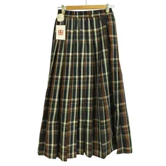 アイテムズ アーバンリサーチ ITEMS URBAN RESEARCH チェック プリーツ ロング スカート  レディース FREE 