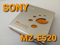 【※本体のみ】ソニー　MDウォークマン　MZ-E520　オレンジ