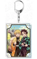 【中古】キーホルダー B.炭治郎＆善逸＆伊之助 アクリルキーホルダー 「鬼滅の刃」