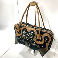 未使用級✨️ 龍村美術織物 ミニボストン 天平鳥襷文錦 レザー シルク 未使用級✨️ 龍村美術織物 ミニボストン 天平鳥襷文錦 レザー シルク