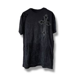 AFFLICTION アフリクション メンズ トップス Tシャツ 半袖 黒 ブラック Lサイズ 0000149OC