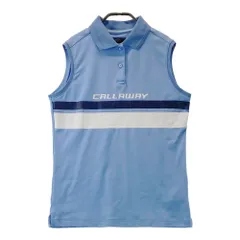 サイズ：M CALLAWAY キャロウェイ  ノースリーブポロシャツ  ブルー系 [240101479321] ゴルフウェア レディース ストスト