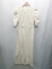 ◇ ⊂ MOUSSY マウジー 半袖 ロング ワンピース サイズ1 クリーム系 レディース E  【1411280047255】
