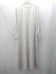 ◇ ⊇ And Search アンドサーチ 長袖 ロング ワンピース サイズM アイボリー レディース E  【1410290067710】