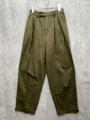 natiam ナティム 韓国 タック パンツ sizeM/カーキ ■◇レディース