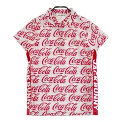 サイズ：1 JACK BUNNY ジャックバニー ×COCA COLA 半袖ポロシャツ 総柄 ホワイト系 [240101519127] ゴルフウェア レディース ストスト