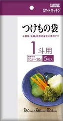 日本サニパック(Sanipak) 漬物袋 1斗 用 透明 5枚 0.05 KS42