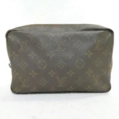 【中古】LOUIS VUITTON モノグラム M47524 トゥルース・トワレット23 化粧ポーチ★難あり