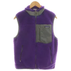 パタゴニア Patagonia クラシックレトロX フリースベスト ジップアップ ロゴ アウター S 紫 パープル 23046F0 /AN29