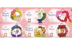 [중고] 트레이딩 피규어 총 6종 세트 [포켓 몬스터 리스 컬렉션 Happiness wreath]