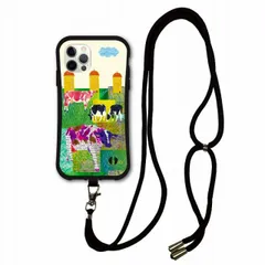 [iPhone16] スマホショルダー付 iPhone14 i-coronケース アイフォン15 14 Plus 13 Mini 12 11 スマホケース カバー ショルダーストラップ 肩掛け 斜め掛け アニマル柄 ひだまり牛 ほのぼの ウシ