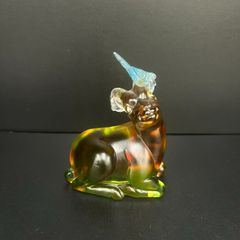 【美品】大觀琉園　琉園　tittot　台湾　ガラス　ガラスアート クリスタル　置物　オブジェ
