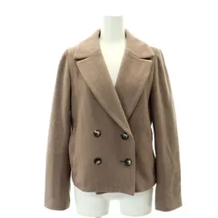 プロポーション ボディドレッシング PROPORTION BODY DRESSING Pコート ピーコート ダブル ウール 3 L パープルベージュ /SY ■OSのサムネイル