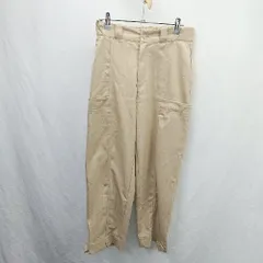 ◇ Θ JORDAN ジョーダン ワンポイント カーゴスラックス サイズM ベージュ系 メンズ E  【1506190001951】