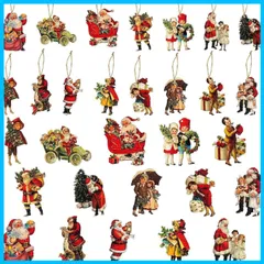 ドイツ・フッチエンロイタークリスマスイヤーオーナメント5個