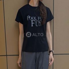 【2025春夏物モデル】☆1/25入荷☆ MM6 メゾンマルジェラ　エムエムシックス MARGIELA6 Pool for Fun Tシャツ S52GC0339 S24312 レディース ブラック