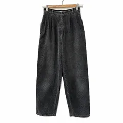 【未使用品】マドモアゼルノンノン　ウール100%ガウチョパンツ チャコールグレー 未使用品】マドモアゼルノンノン ウール100%ガウチョパンツ