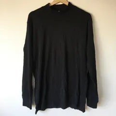 ユニクロ ソフトタッチハイネックT メンズ XL ブラック 2691202510080038