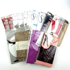 ザラ/グンゼ/アツギ他 ストッキング タイツ 14点セット 未使用 M まとめて 大量 外装ダメージ有 レディース