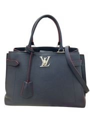 ルイヴィトン M53645 2WAY バッグ ロックミーデー マリヌルージュ ハンドバッグ LOUIS VUITTON ネイビー レッド ショルダーバッグ ♯0203010283