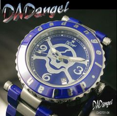 DAD ANGEL ダッドエンジェル スカルダイヤル ブルーセラミック&SS