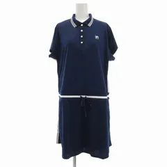 フィラ FILA GOLF タグ付き ポロワンピース ひざ丈 半袖 3L 紺 ネイビー /UO ■GY99のサムネイル