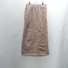 ◇ ⊂ GLOBAL WORK グローバルワークワーク ウエストゴム ロング丈 フレア スカート サイズF ブラウン レディース E  【1501230003360】