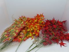【未使用・保管品】造花　ディスプレイ用　紅葉　もみじ　楓　メープルリーフ　(B4-156)