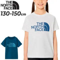 送料無料 ノースフェイス キッズ 半袖 Tシャツ 130-150cm 子供服 THE NORTH FACE ロゴティー 子ども用 アウトドアウェア 吸汗速乾 UVカット プリントT ビッグロゴ カジュアル トップス 子ども 男の子 女の子 ブランド アパレル/
