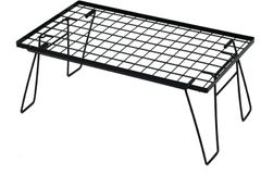 【在庫処分】フィールドラック アウトドアラック 山善] 収納バック付き 幅60×奥行37×高さ24cm [キャンパーズコレクション ブラック FR-60(BK)