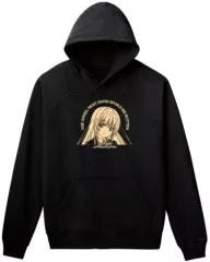 【中古】アウターウェア 椎名真昼 カレッジパーカー ブラック メンズLサイズ 「お隣の天使様にいつの間にか駄目人間にされていた件」