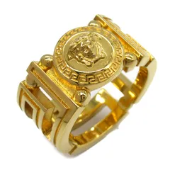 ヴェルサーチ VERSACE リング・指輪 メドゥーサ グレカ リング ゴールド GP（ゴールドメッキ） メドゥーサ グレカ リング メンズ Used Aのサムネイル