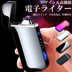 電子ライター usb ライター  プラズマ ライター 小型 充電式 ガスオイル不要 防風 軽量 薄型 点火用 プレゼント 電子ターボライター 防風 アーク スリム アウトドア バーベキューお墓参り 防災グッズのサムネイル