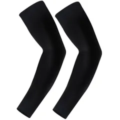 【特価セール】[Makitsu] アームカバー 腕カバー 無地 冷感 吸汗速乾 サラサラ 滑り止めシリコン付き UVカット UPF50+ 日焼け防止アームカバー スポーツ活動用 男女兼用 両腕2枚入り