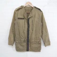 ◇ rienda リエンダ レース ノーカラー 長袖 ジャケット サイズ S カーキ レディース E  【1304050002809】