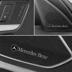 Mercedes Benz  メルセデス ベンツ AMG アルミ エンブレム メタル プレート バッジ ステッカー ロゴ  シルバー ブラック