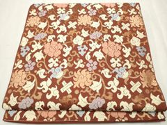 和更紗 美品 木綿 古布 赤花 172cm - メルカリ