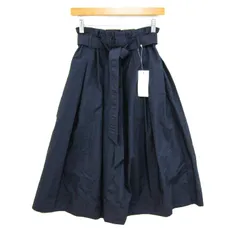 ユニクロ フレアスカート 未使用 222-184840 ボトムス レディース Sサイズ ネイビー UNIQLO