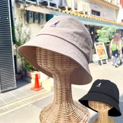 ファイナルセール　２色展開　ブラック　ベージュ　超軽量　深めのバケットハット　KANGOL　ナイロン　サイズ展開あり　ダウンブリム