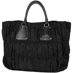 最終値下げ✨レア♡PRADA 羊革　ギャザー ハンドバッグ トートバッグ 2025年最新】プラダ ギャザーバッグの人気アイテム - メルカリ
