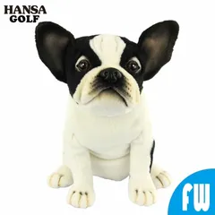 HANSA ゴルフ FW用 ヘッドカバー フレンチブルドッグ フェアウェイウッド用 BH8271 ぬいぐるみ ハンサ プレゼント 動物 犬 いぬ アニマル 人形  かわいい ドライバーヘッド クラブ キャラクター 高級 セット おすすめのサムネイル